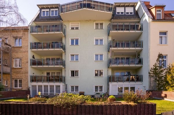 Blick auf den Balkon