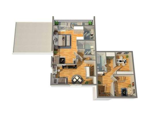 OG Haus I und Haus II