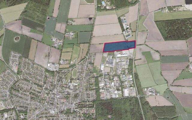 Luftbild des Gewerbegebiets