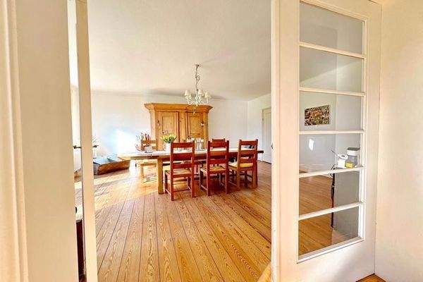 Blick in das Esszimmer