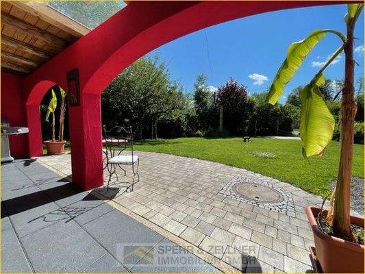 Überdachter Freisitz