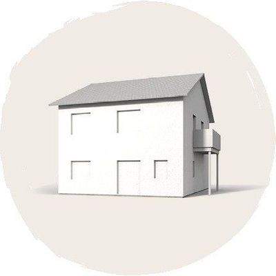 Home 2 Variante Satteldach zwei Vollgeschoss und Balkon