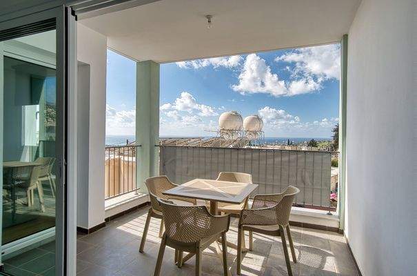 Balkon mit Meerblick