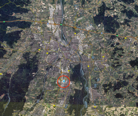 Lage - Augsburg 