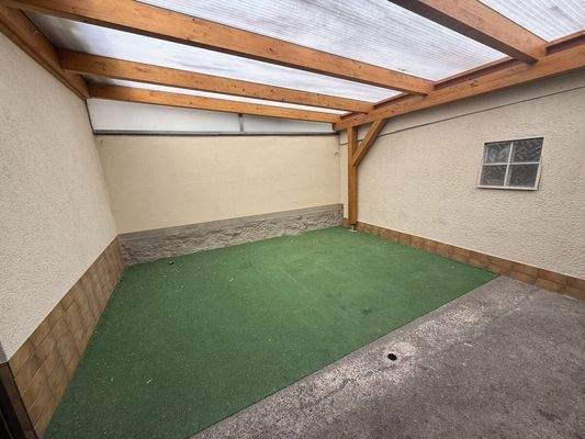 Überdachte Terrasse