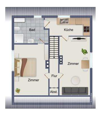 Grundriss Dachgeschoss