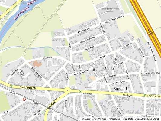 Geolyzer Kartenausschnitt