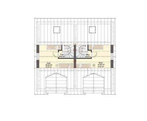 Grundriss Spitzboden