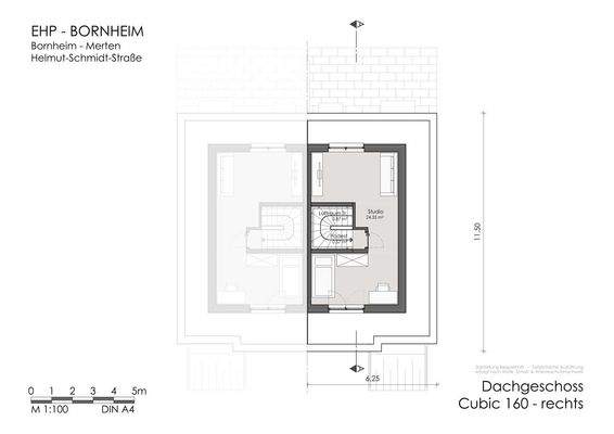 Grundriss Cubic 160 DG Rechts
