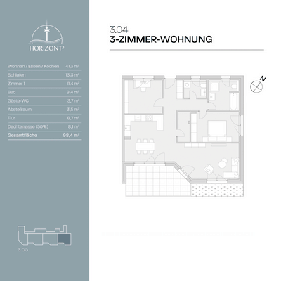 Horizont3 Grundriss 3.04