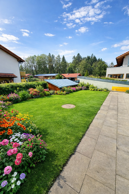 Gartenfläche KI generiert 