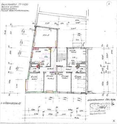 Grundriss (Wohnung links)