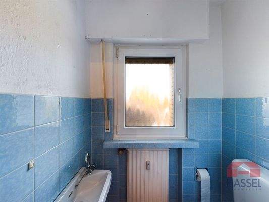 Separates Tageslicht Gäste-WC