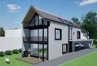 projektierter Neubau - Putzfassade