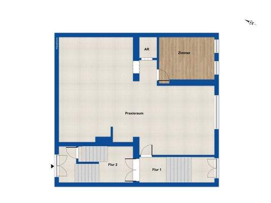 Grundriss Praxisebene