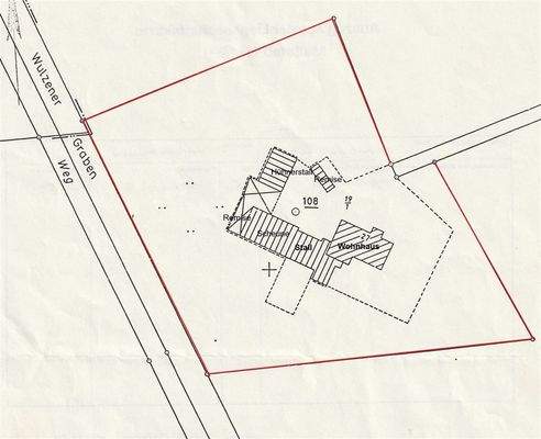 Lageplan, Gebäudezuordnung