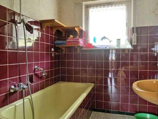 Badezimmer im Erdgeschoss