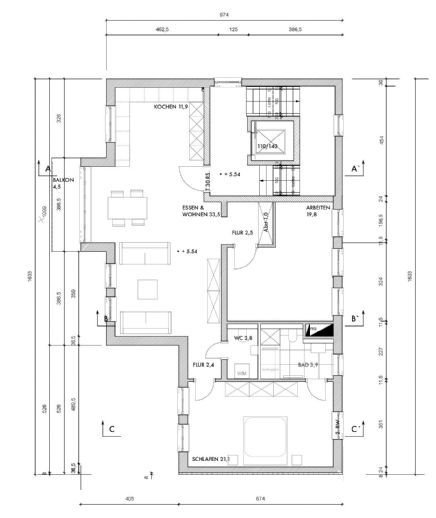 So soll es sein: Barrierefreie und hochwertig ausgestattete Stadtwohnung mit Luftwärmeheizung, Balkon und Stellplatz!