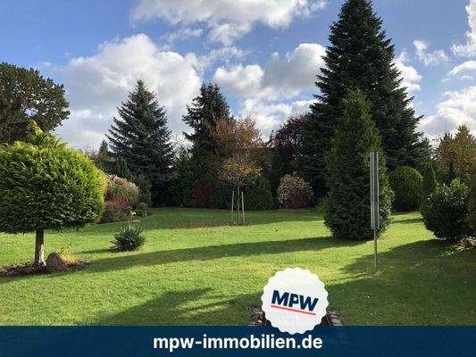 Blick über das Grundstück