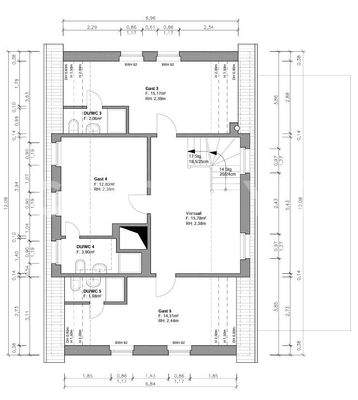 Grundriss 2. OG Haupthaus