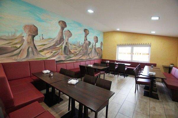 Dönerladen Sitzbereich