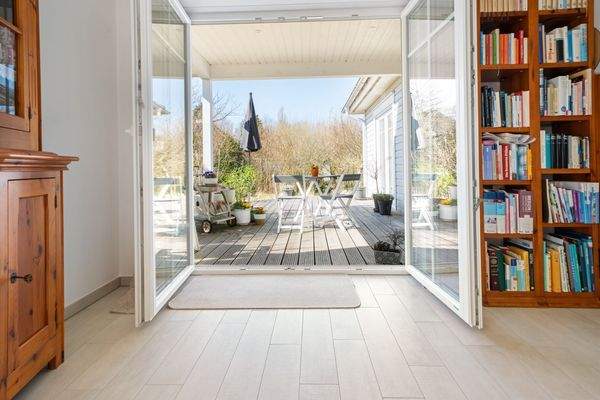 Mit idyllischen Blick