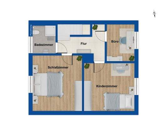 Grundriss Obergeschoss