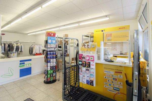 Wäscherei mit DHL Station