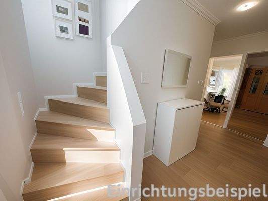 Diele Musterhaus (Einrichtungsbeispiel KI)