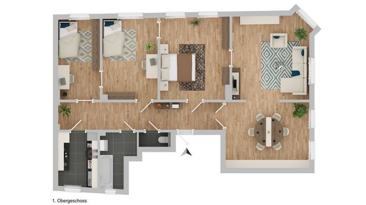 Grundriss 1. Obergeschoss