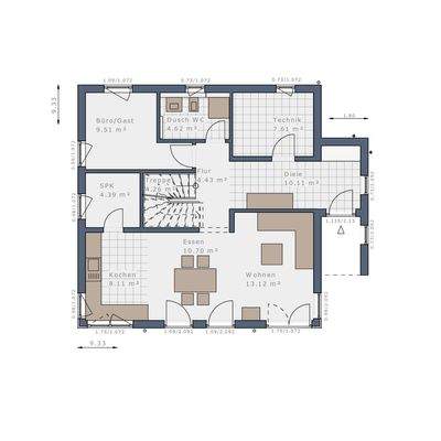 Grundriss Erdgeschoss