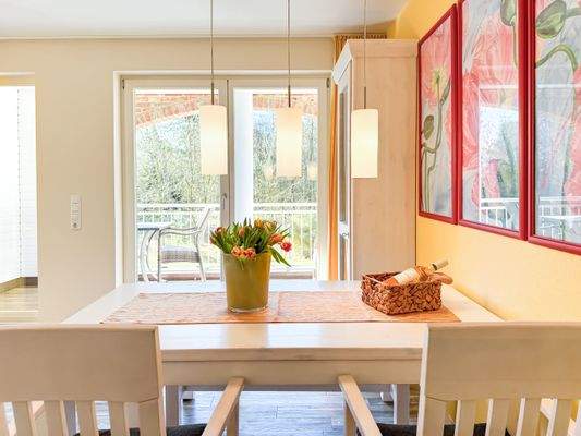 Essbereich mit Ausblick