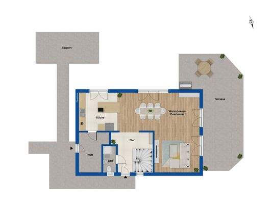 Grundriss Erdgeschoss