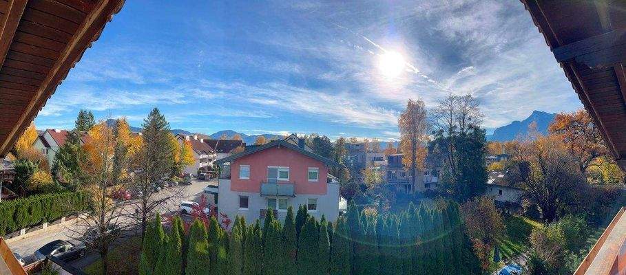 Herrliches Panorama vom Balkon aus