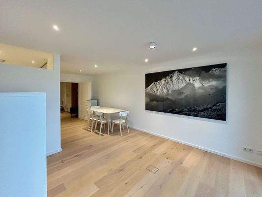 Blick in die Mietfläche