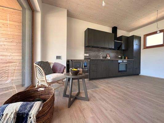 Küche mit Tischherd