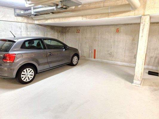 Ihr TG-Stellplatz: trocken und direkt erreichbar