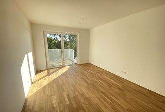 Wohnesszimmer mit Balkon 