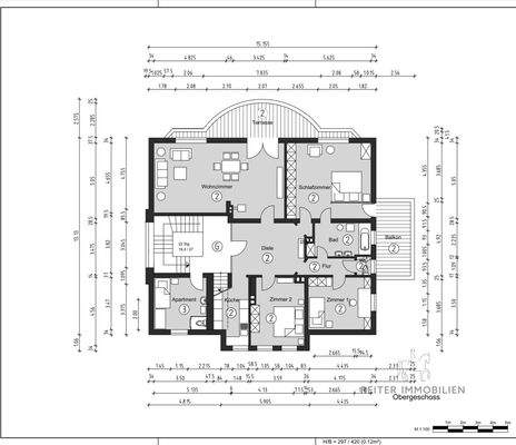Grundriss 1. Obergeschoss