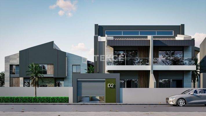 Houses in Complex Close to Forest in Antalya Duzlercami