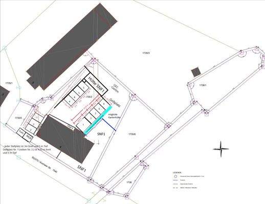 Plan neu Aussenstellplätze mit SN und GE