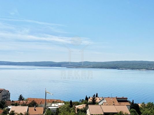 Blick auf das Meer in Crikvenica