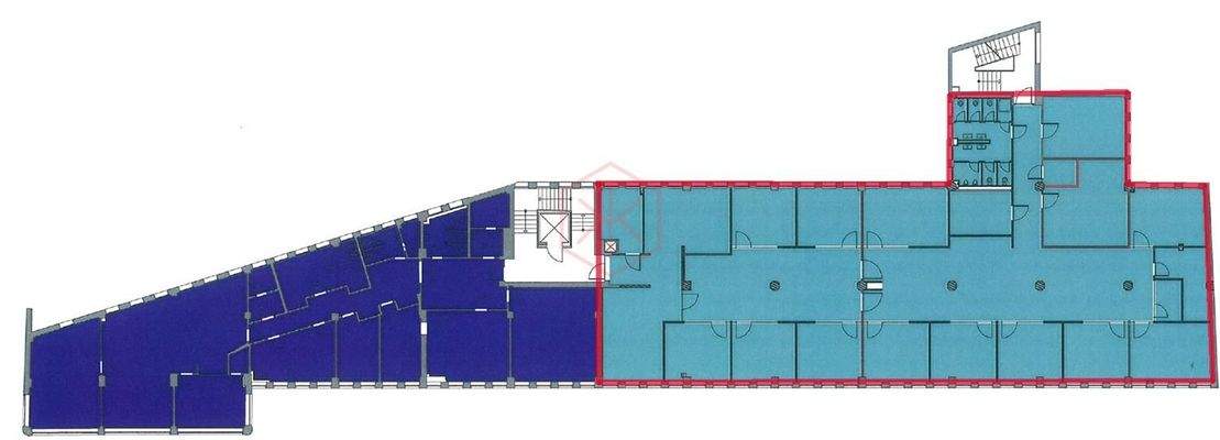2. Obergeschoss mit ca. 609 m² 