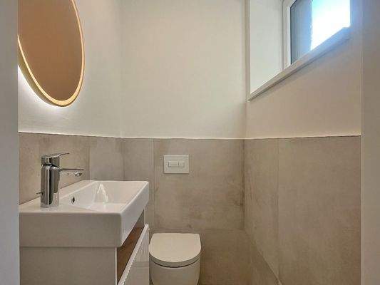 Gäste-WC im Erdgeschoss