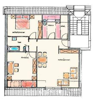 Grundriss dient nur als Skizze