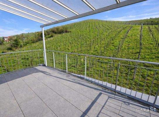 Balkonblick nach links