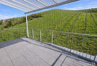 Balkonblick nach links