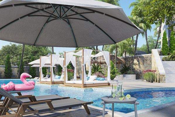 Sea View Apartments within a Complex in Alanya Turkey