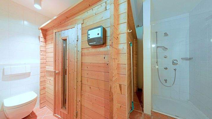 UG - Saunabereich mit WC und Dusche