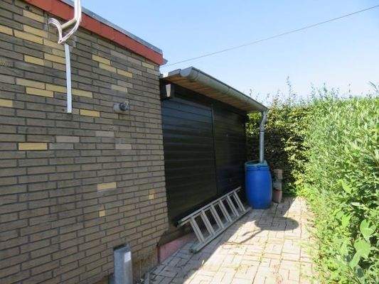 Ansicht auf den Schuppen